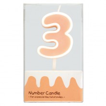 Number Candle “3"