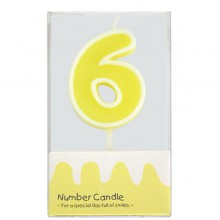 Number Candle “6"